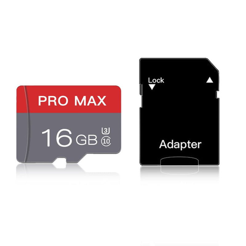 16GB Micro SD Card Memory Card with Adapter, High Speed Class 10, for Smartphone, Security Cam, Tablet, Drone, Dash Cam & MP3 Player