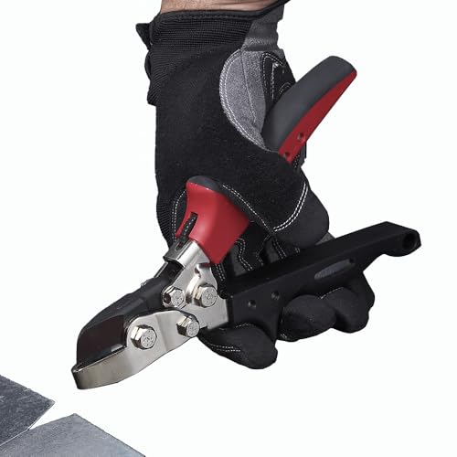 Malco N2R Hand Notcher with 1-Inch Deep V-Notch | Professional Sheet Metal Ductwork Fabrication Tool | Redline Ergonomic Handles | 24-30 Gauge Capacity