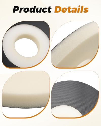 4PCS Discs Sanding Backup Pads Fit for Porter Cable 7800 Drywall Sander for Most 9" Discs Sanding Tools