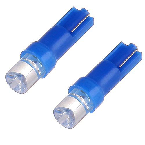 cciyu 10 Pack Blue T5 74 73 Instrument Cluster Panel Gauge Dash LED Bulb light 17 57 37 T5 Diode Led Bulbs Replacement fit for Dashboard Gauge Light Speedometer Odometer Tachometer