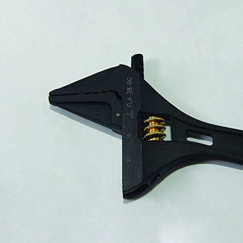 Fujiya Tools, FLA-43-BG, Adjustable wrench, Black & Gold color- 0-43mm (opening size)