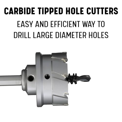 Drill America 3/4" Carbide Tipped Hole Saw/Cutter with 1" Depth of Cut, CTH Series 3/4"