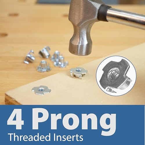 46 Piece T Track Bolts and Knobs Kit 1/4-20 46 Piece Kit - 1/4"-20