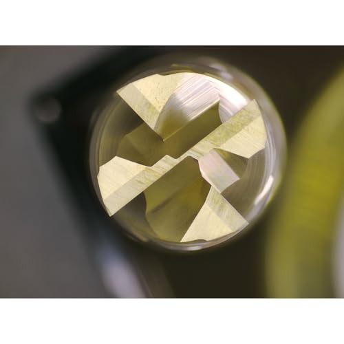Tools Carbide Roughing End Mill with Notch Groove Square Carbide End Mills for Generral Steel,Alloy Steel,Cast Iron, Hardened Steel Cutting- 4 Flute Cutting Tools 3/8 Shank (3/8-2.5" 2PCS) Gang-End Mill 3/8-2.5" 2PCS