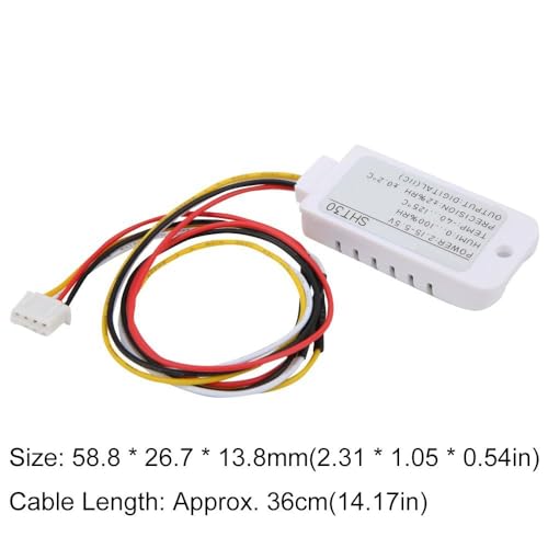 SHT30 Digital Temperature Humidity Sensor Module - I2C Interface with XH2.54 Connector for Most Microcontrollers