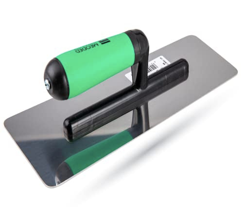 Stainless Steel Plaster Trowel, (11x4.7inch) Venetian Plaster Trowel, Plaster Tool, Large 280x120 mm, Meoded Paint & Plaster