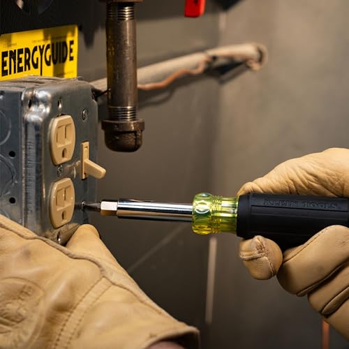 Klein Tools 32500SDKIT Multi-Bit Screwdriver and Nut Driver Set with Cushion-Grip Handles, Includes Stubby, 11-in-1, and 4-in-1 Electronics Drivers 3-Piece Set