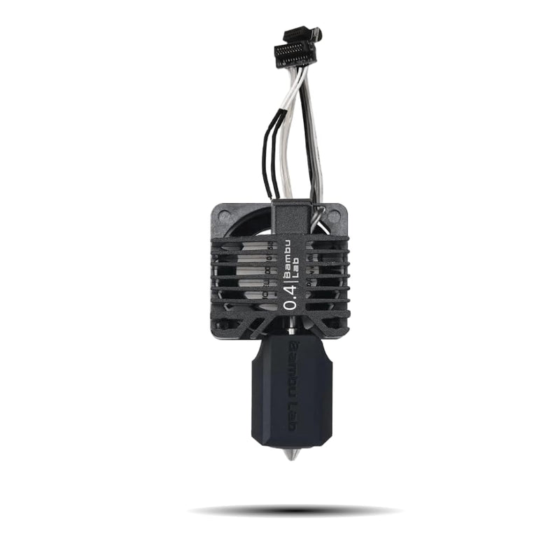 Bambu Lab P1P/P1S Hotend Complete Kit – Full Assembly Hardened Steel Nozzle with Ceramic Heater, 0.4mm Nozzle, Cooling Fan & Heating Block | Bambu P1S Hotend Replacement for 3D Printing 1