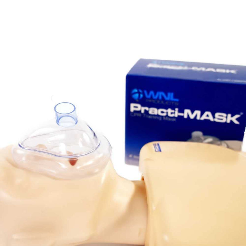 WNL Products 5000TM Practi-Mask Adult/Child CPR Training Mask Includes 10 sets (10 Pack - Adult & Child) 1 Count (Pack of 10)