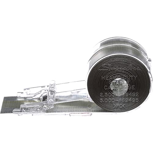 Swingline Premium Staple Cartridge, 5,000 Staples/Cartridge, 3/8" Leg Length, Jam Free Staples for Swingline Stapler Heavy Duty, Perfect for Home Office Supplies & Desktop, 70 Sheet Capacity (69495) 3/8"