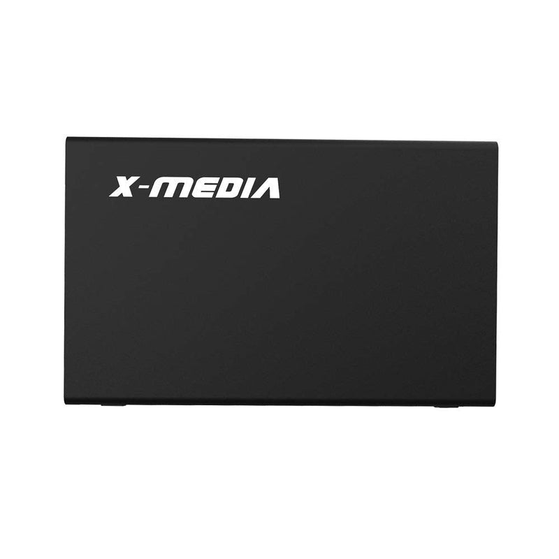 X-MEDIA XM-EN3451 3.5-Inch USB 2.0 IDE/PATA or SATA Aluminum Hard Disk Drive HDD External Enclosure Case, Support 3.5" IDE/PATA(Parallel ATA), 3.5" SATA(Serial ATA)/SSD Hard Disk Drive
