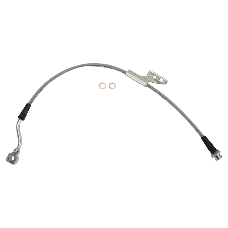 TRQ Front Performance Brake Hose Set Compatible with 1988-1999 Chevrolet C1500 1992-1999 C1500 Suburban 1988-1998 C2500 1992-1996 C2500 Suburban 1995-2000 Tahoe GMC Yukon BLA63343