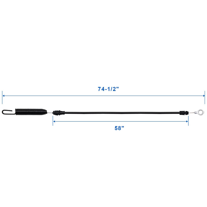 Pro-Parts 584243501 Clutch Cable for for Husqvarna Craftsman Poulan Lawn Tractor