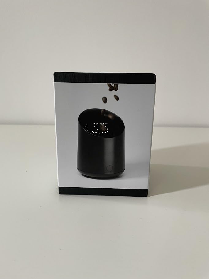 Subminimal Subscale Digital Dosing Cup with LED Display – Sleek & Precise Coffee Bean Weight Scale - Dosing & Brewing Coffee Accessories, Perfectly Measures Coffee Grounds for Coffee Espresso - Black