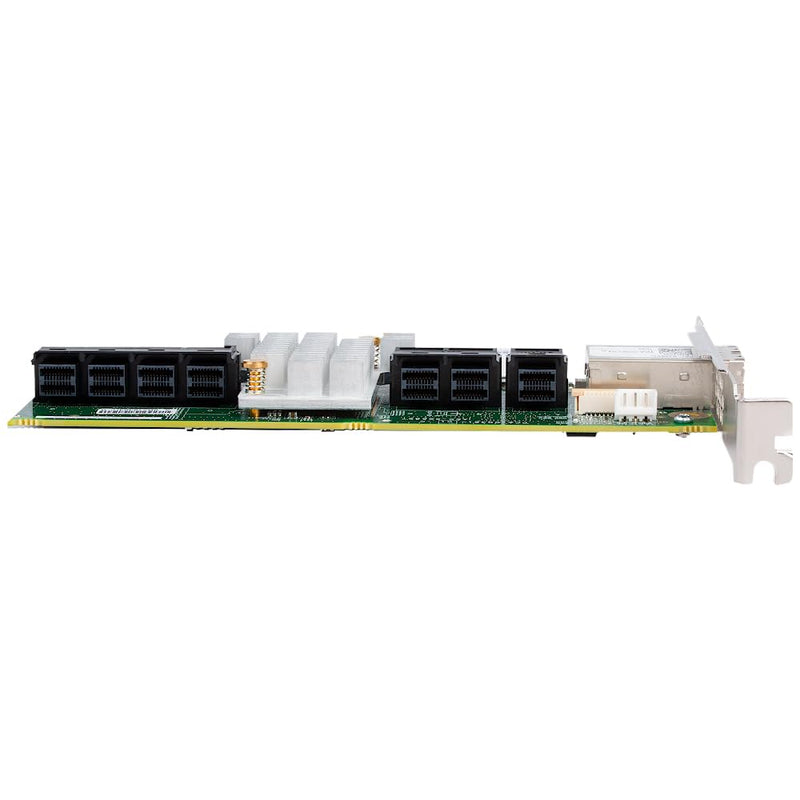 12Gb/s SAS Expander Card AEC-82885T 7X Internal 8643 + 2X External 8644 | PCIe Slot Power, No PCIe Data, SES/SGPIO, Mini-SAS HD, for HBA/RAID TrueNAS unRAID Proxmox ESXi JBOD
