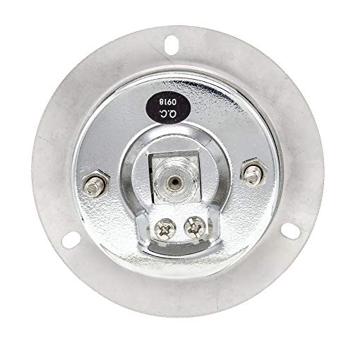 PIC Gauge 104D-254H 2.5" Dial, 0/300 psi Range, 1/4" Male NPT Connection Size, Front Flanged Panel Mount Dry Pressure Gauge with a Chrome Plated Steel Case, Brass Internals, Chrome Bezel and Plastic Lens