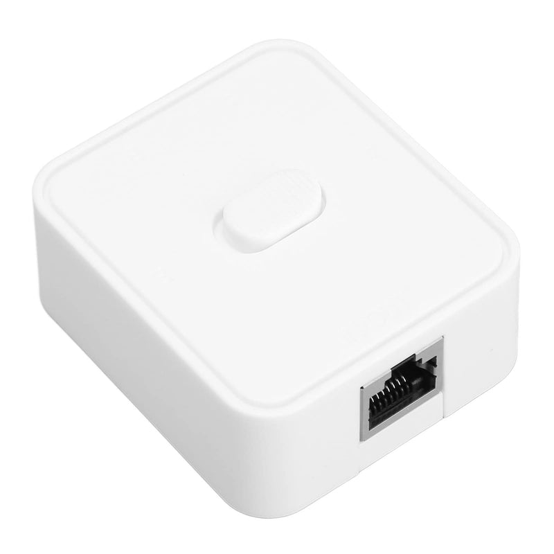 2 Port Gigabit Unmanaged Ethernet Network Switch, Ethernet Splitter 10/100/1000Mbps 2 in 1 Out 1 in 2 Out Extender Switch RJ45 Network Splitter Adapter