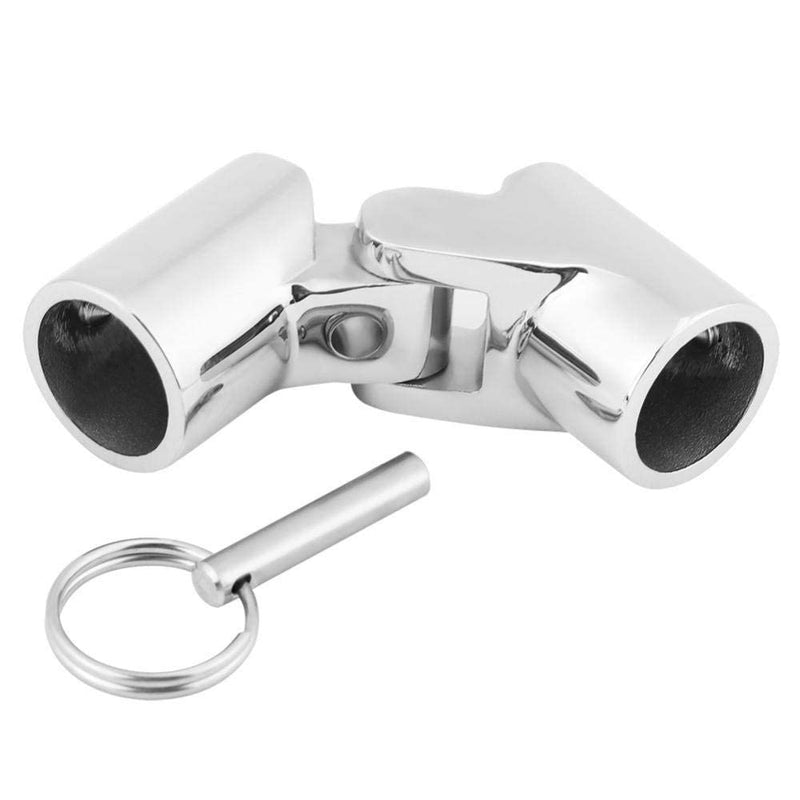 Boat Pipe Connector, Marine Stainless Steel Folding Swivel Coupling Tube Pipe Connector Boat Hardware Fitting(25mm) 25mm