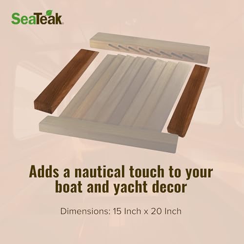 SeaTeak Louvered Insert 16"H x 9-1/8"W