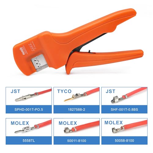 iCrimp IWS-3220S Micro Pin Connector Crimping Tool, AWG 32-20, Ratchet Crimper for JST XH, PH, SH, Molex KK, D-sub Terminals