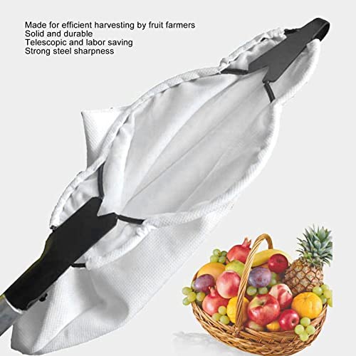Sorandy Fruit Picker Head Basket, Portable Fruit Picker Catcher Bag, Fruit Picking Tool Cutter Cherry Picker Bag Pouch Agricultural Garden Hardware Tool for Harvest Picking Peach, Sorandyiwc4p392gz