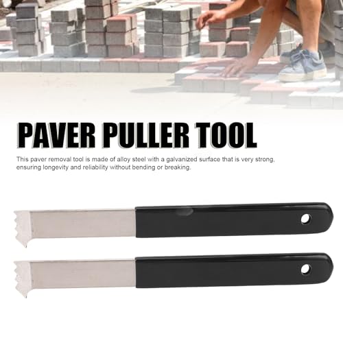 Gugxiom 2Pcs Paver Puller, Paver Extractor Tool with Micro Teeth