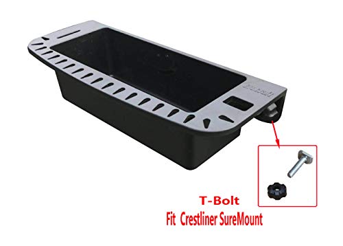 Brocraft Knife and Plier Holder Rig Rack for SureMount System - Crestliner Boat Tool Holder