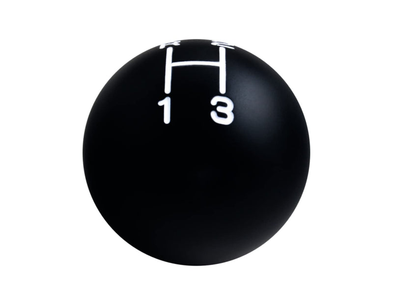 DEWHEL Aluminum 3 Speed Shifter Shift knob Black 5/16"-24 Compatible with 1941-1978 Jeep CJ T90 T14 T15 T150 White