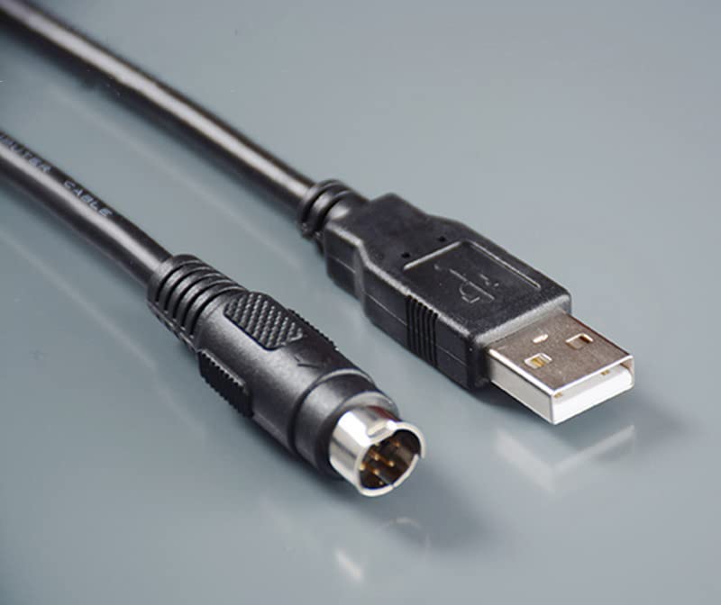 Programming Cable Compatible for Allen Bradley PLC Micrologix 1000 1100 1200 1400 1500 Series, for 1761-CBL-PM02 Replacement, 6 FT