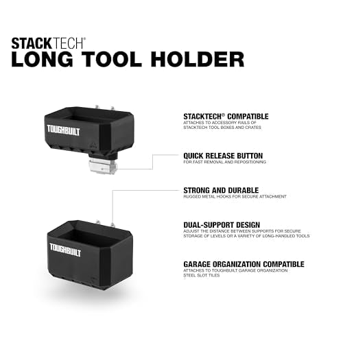 ToughBuilt StackTech - Long Handle Tool Holder, Adjustable, TB-B1-A-54