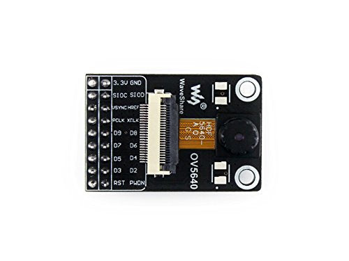 Waveshare OV5640 Camera Board (A) 5 Megapixel 2592x1944 Image Sensor Module High Sensitivity Low Crosstalk Low Noise