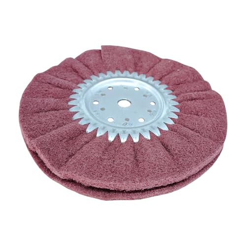 9" x 2 Section Non Woven Abrasive Airway Buffing Wheel,5/8" Arbor Hole,1pc 9" 1Pc