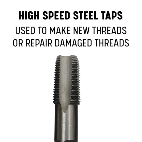 Drill America 3/8" NPT High Speed Steel 4 Flute Pipe Tap (Pack of 1), T/A Series 3/8"-18