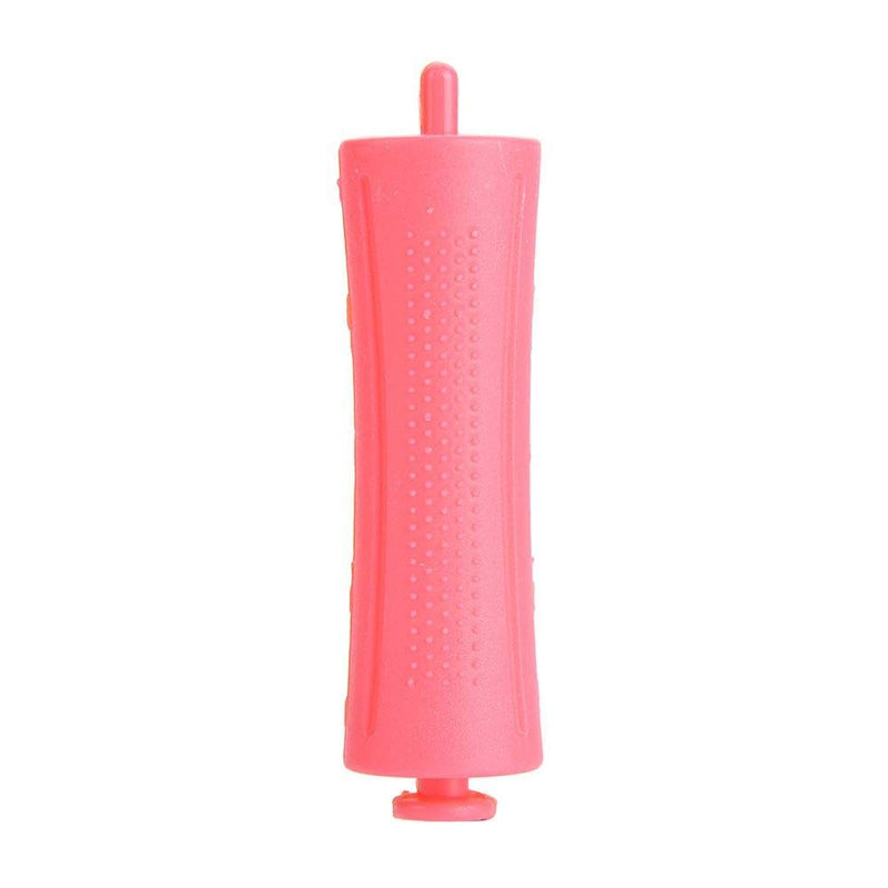 Hairdressing Perm Rods, SH-10 (9x2.4cm) Anti-Skid Hair Rollers for Hairdressing Hair Styling Heat Perm Wave Rod with Rubber Band for DIY Hair Styling and Curling | Thickened Anti‑Slip Design, Concave Even Penetration, Comfortable Grip, 6Pcs Set, Univer...