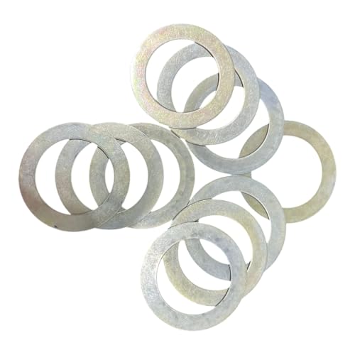 Bucket Pin Shims Washers Size 90mm x 60mm x 2mm Set of 10 Pcs Fits and Compatible with Various Earthmoving Machines