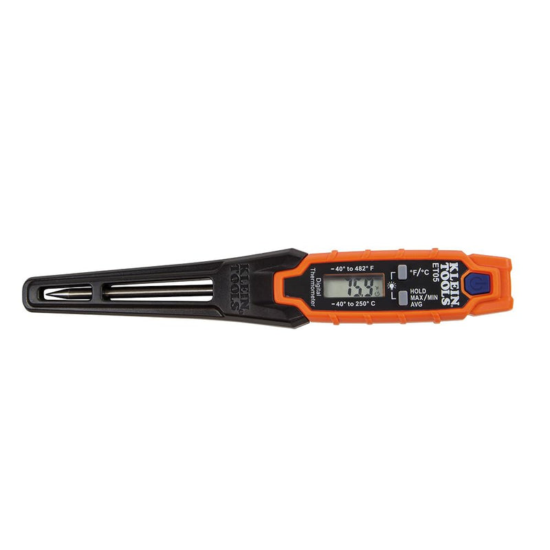 Klein Tools 80049 HVAC Tool Kit with 3-in-1 Pocket Screwdriver, 8-in-1 Screwdriver / Nut Driver, and Digital Pocket Thermometer, 3 Piece