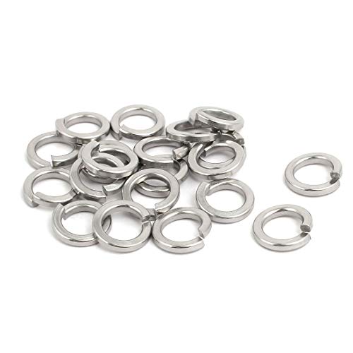 M8 Split Lock Washer, 304 Stainless Steel Spring Lock Washer, 200Pcs M8