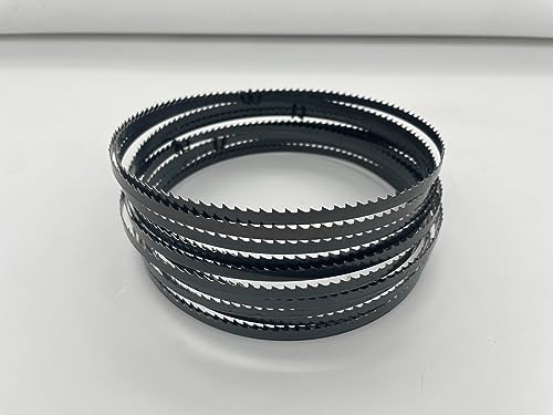 AYAO 62 inch Bandsaw Blades, 5pk, Ground Tooth (62" X 1/8" X 12TPI, 5pk) 62" X 1/8" X 12TPI, 5pk