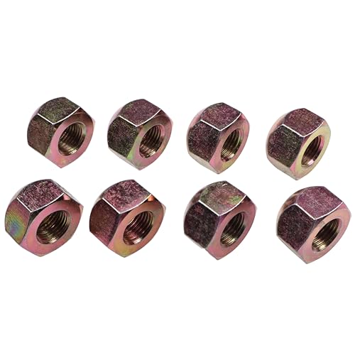 DVPARTS 8X Lug Nuts 6564669 for Bobcat 1600 2000 2400 2410 1213 S100 S130