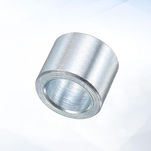 uxcell 25 Pcs Galvanized Steel Spacer 1/2" Bore x 3/4" OD x 5/8" Length, Unthreaded Standoff Bushing Plain Finish, Round Metal Spacer Fits M12 Screws Bolts 1/2"ID x 3/4"OD x 5/8"Length
