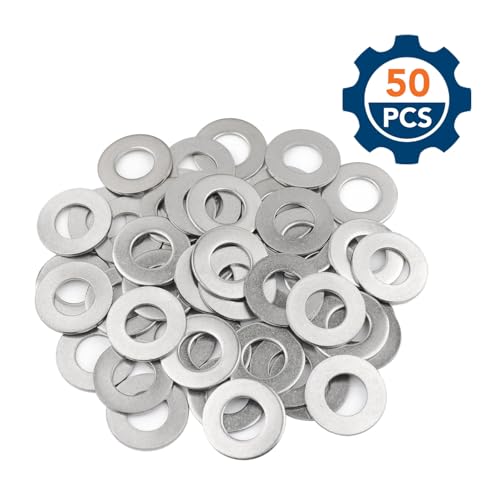 5/8'' Flat Washers OD 1-5/16'' 304 Stainless Steel Washers SAE Metal Washers,Pack of 50 5/8''
