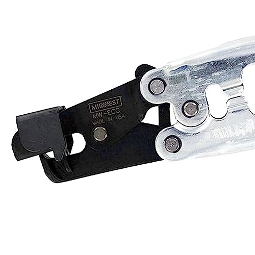 MIDWEST Gutter End Cap Crimper, Steel Crimper, Heavy Duty Handle