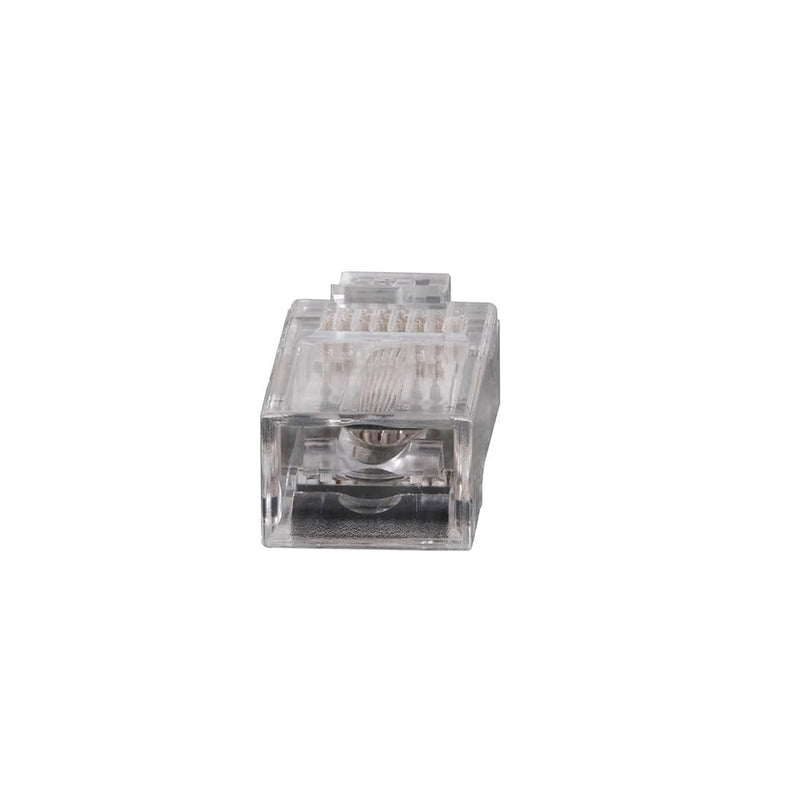 Klein Tools VDV826-702 Pass-Thru Modular Data Plug, RJ45 CAT5E, Gold Plated, Pass Through Connectors 50-Pack