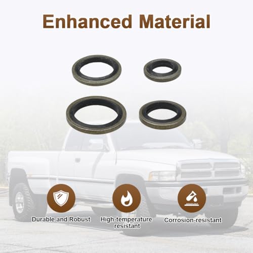 3918188 40PCS Fuel Sealing Washers(8mm 10mm 12mm 14mm)