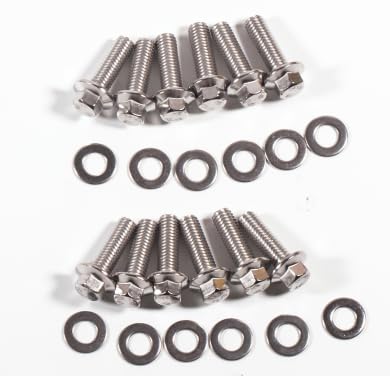 12617944 for Chevy Silverado 1500 2500 Sierra LS Exhaust Manifold Gasket&Bolts,LS header gasket LS1 LS2 LS3 LS6 LQ4 LQ9 Layer Steel GM Gasket Suburban 12558573 12600530 12620947 4.8 5.3 5.7 6.0 6.2 12617944 2PCS &Bolts