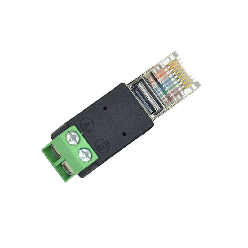 Taidacent 5 Pcs RJ45 to RS485 Converter - RJ45 Terminal Adapter - Crystal Head to Terminal (A Connects to PIN1, B Connects to PIN2) A Connects to PIN1 B Connects to PIN2