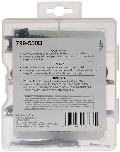 Dorman 799-550D Pro Pack Maintenance Hardware - 102 Piece Universal Fit