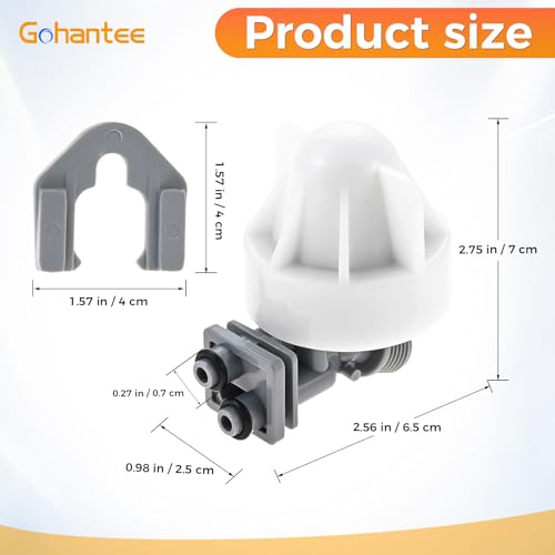 New Water Softener Nozzle and Venturi Assembly 7187065 Compatible with GE