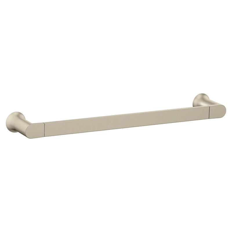 Moen Genta LX Brushed Nickel Modern 18-Inch Single Kitchen or Bathroom Towel Bar, BH3818BN 18 Inch