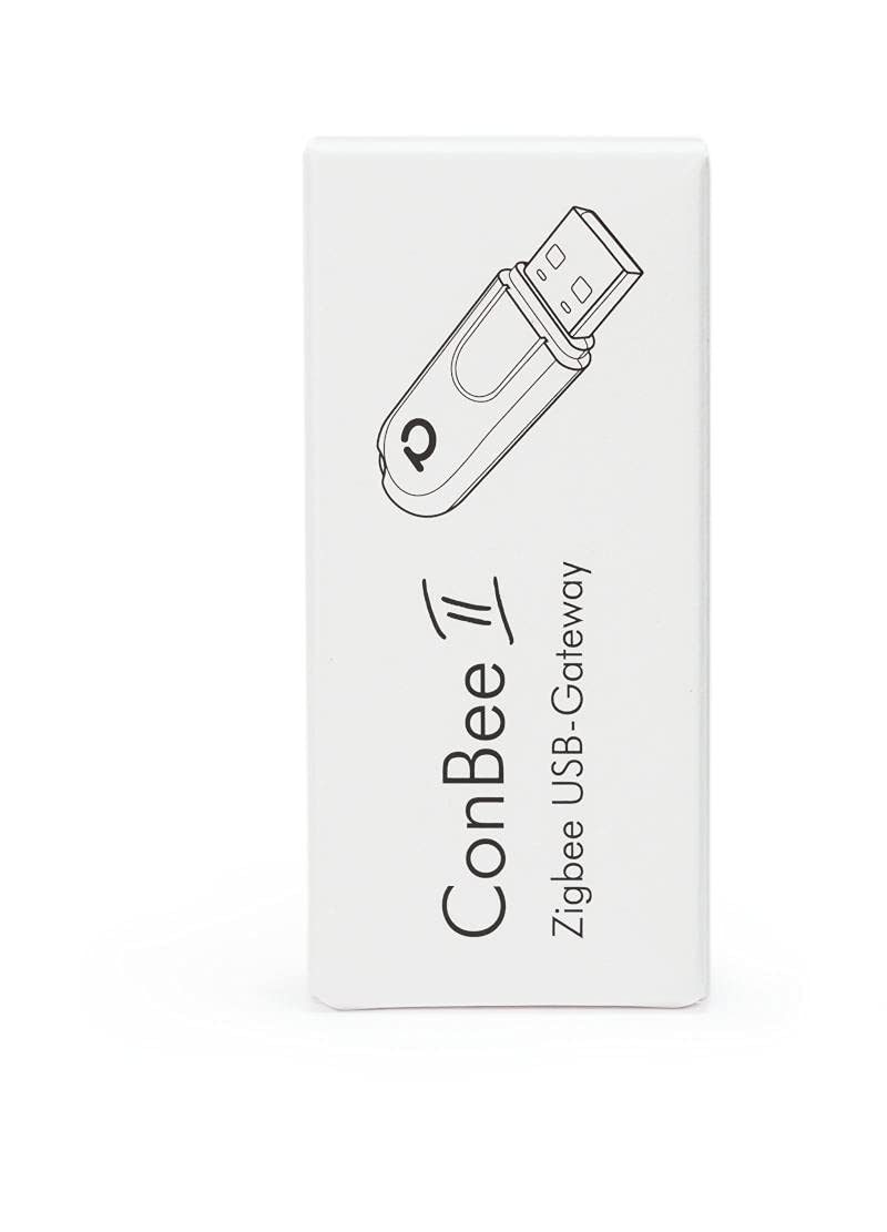 ConBee II - Universal Zigbee 3.0 USB Gateway, incl. deCONZ & Phoscon App, Home Automation, Home Assistant, ioBroker, Zigbee2MQTT